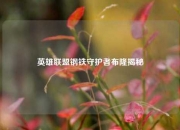 英雄联盟钢铁守护者布隆揭秘