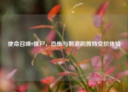 使命召唤9僵尸，恐怖与刺激的独特交织体验