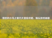 愤怒的小鸟之里约大冒险攻略，畅玩游戏秘籍