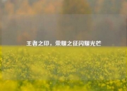 王者之印，荣耀之征闪耀光芒